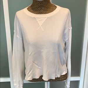BRANDY MELVILLE JOHN GALT WHITE THERMAL TOP